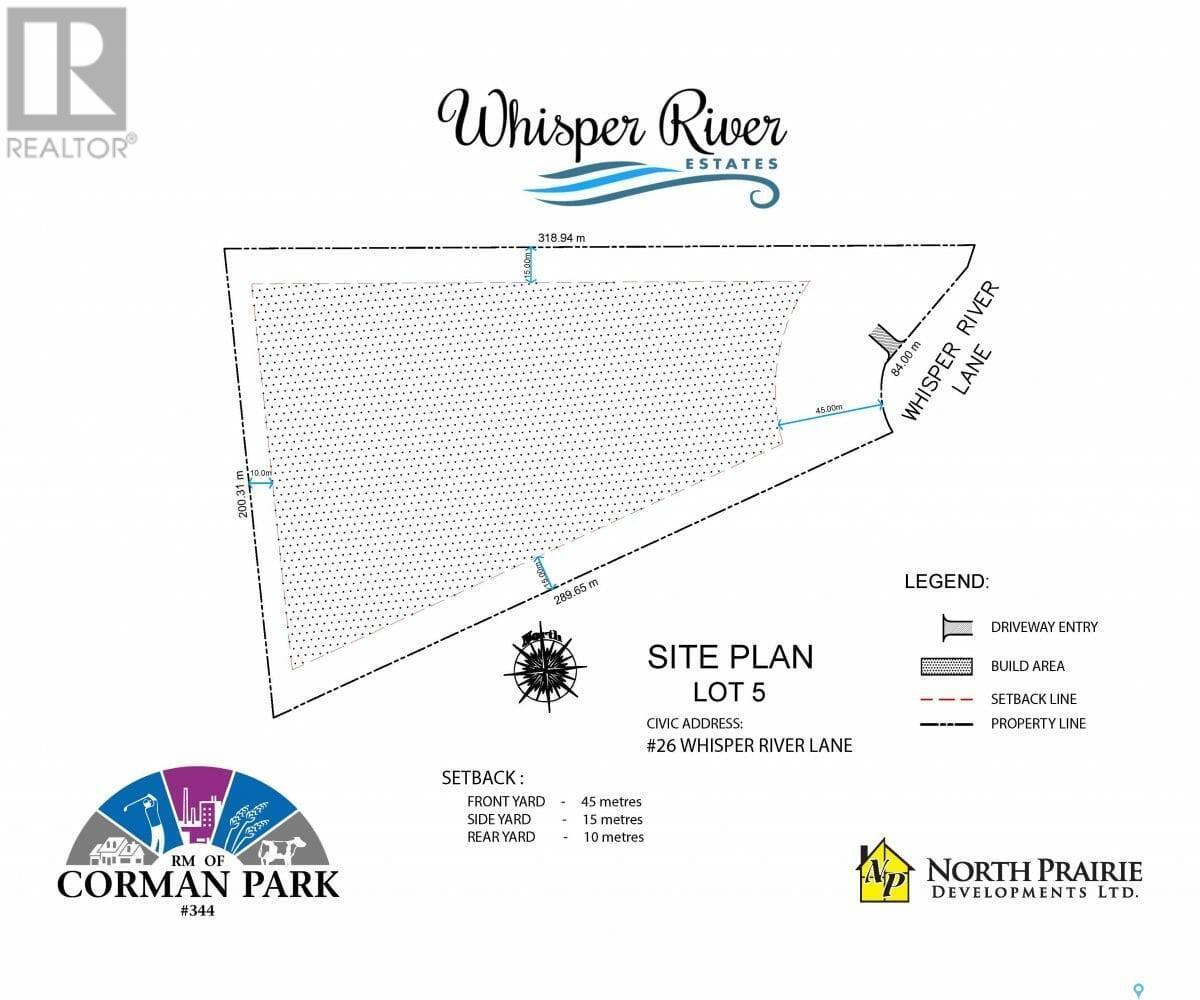 26 Whisper River Lane, Corman Park Rm No. 344, SK
