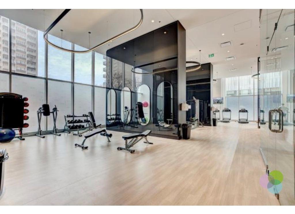 Exercise room - 213-2300 Rue Tupper, Montréal (Ville-Marie), QC - Indoor Photo Showing Gym Room