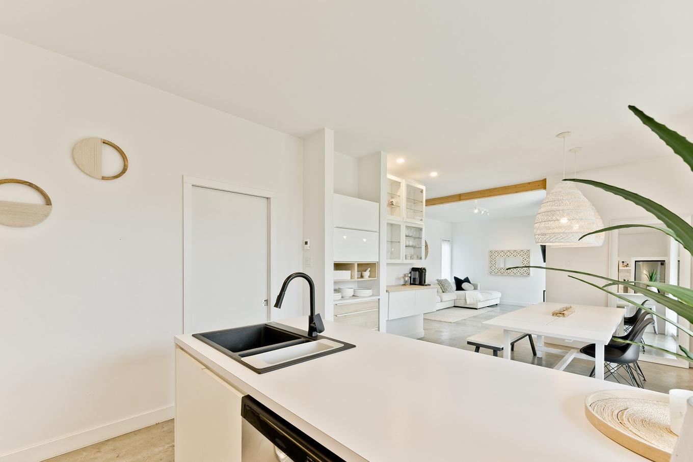 Vue d'ensemble - 145 Ch. Hivernon, Sutton, QC - Indoor Photo Showing Kitchen With Double Sink