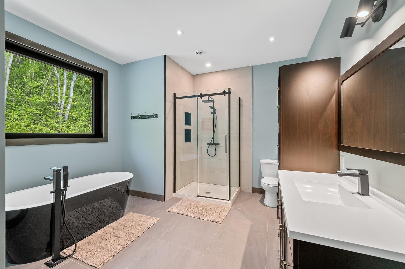 Ensuite bathroom - 139 Mtée Des Samares, Sainte-Agathe-Des-Monts, QC - Indoor Photo Showing Bathroom