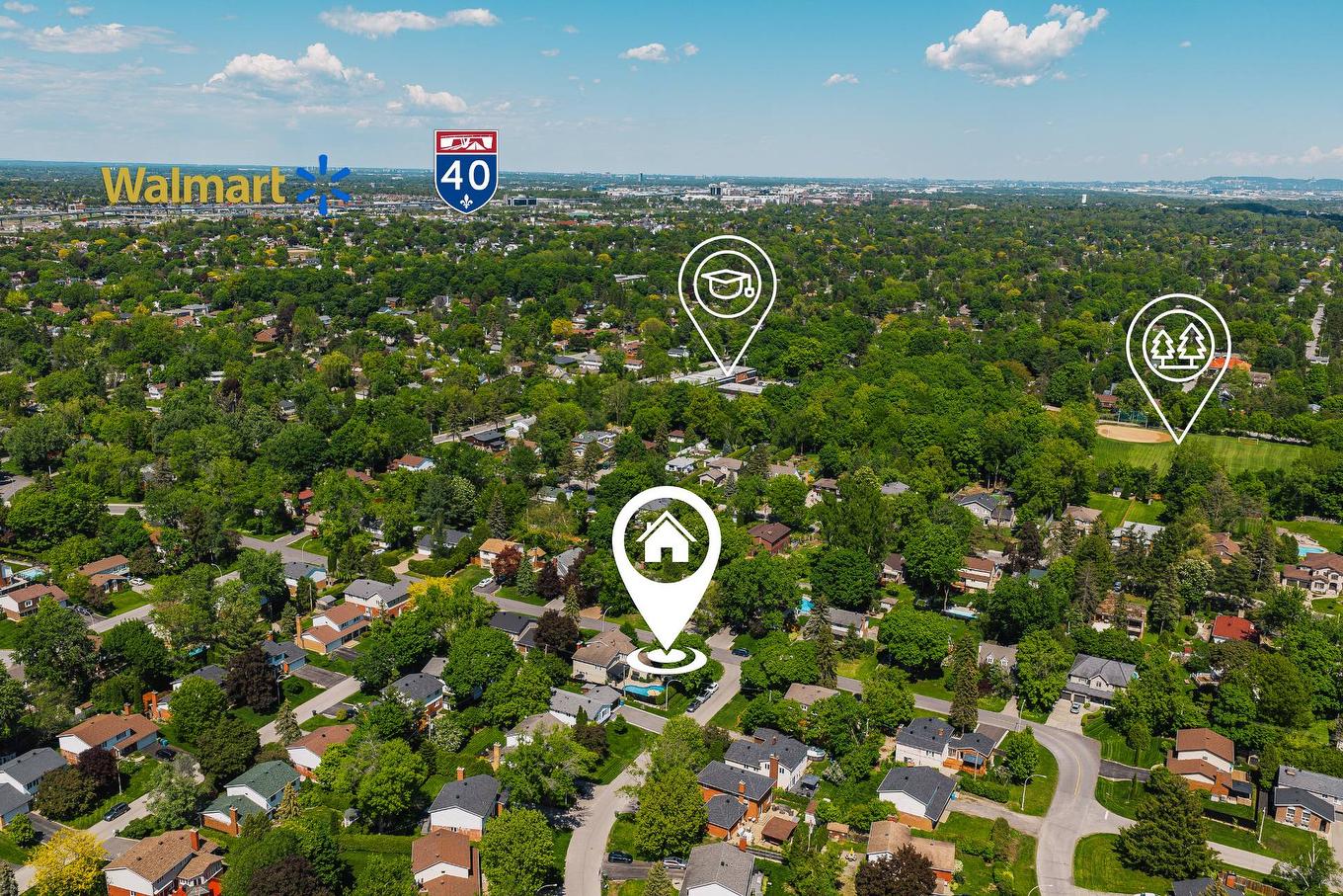 Vue d'ensemble - 264 Brighton Drive, Beaconsfield, QC - Outdoor With View