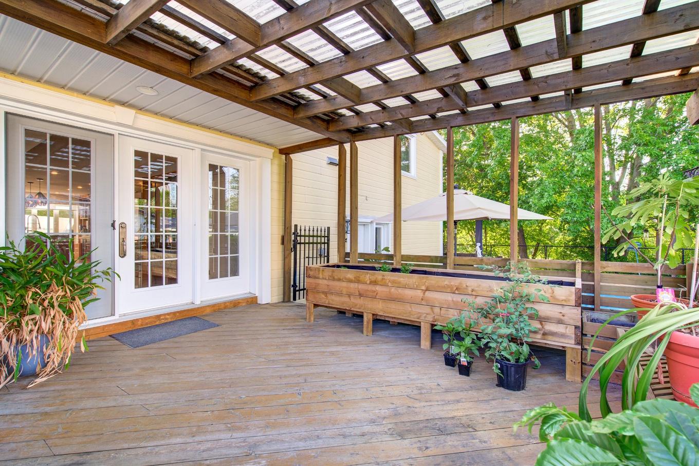 Terrasse - 11 Rue Dupuis, Saint-Jacques, QC - Outdoor With Deck Patio Veranda With Exterior