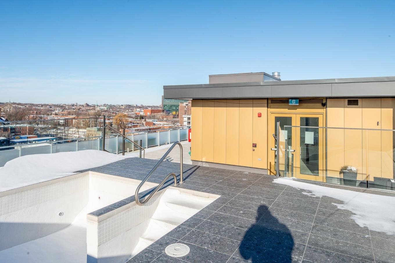 Piscine - 608-1575 Rue Gareau, Montréal (Ville-Marie), QC - Outdoor With Exterior