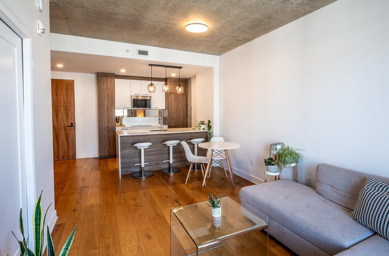 Vue d'ensemble - 608-1575 Rue Gareau, Montréal (Ville-Marie), QC - Indoor Photo Showing Living Room