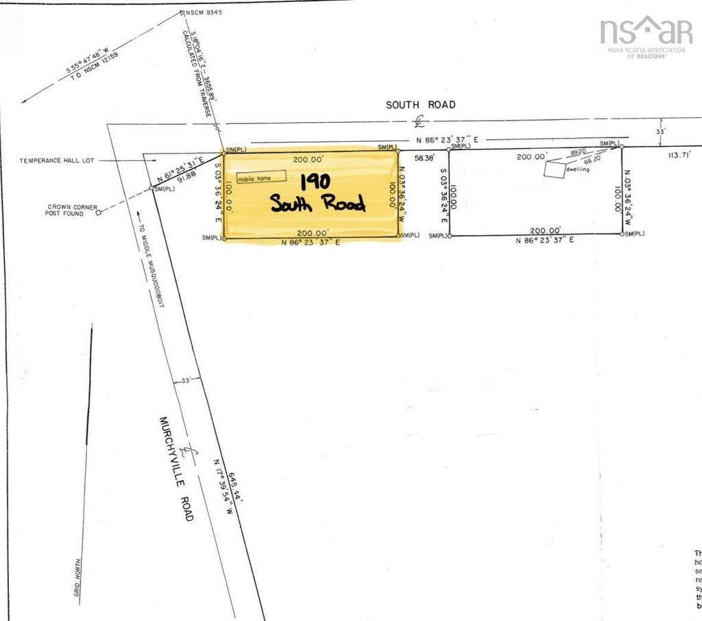 190 South Road, South Section, NS