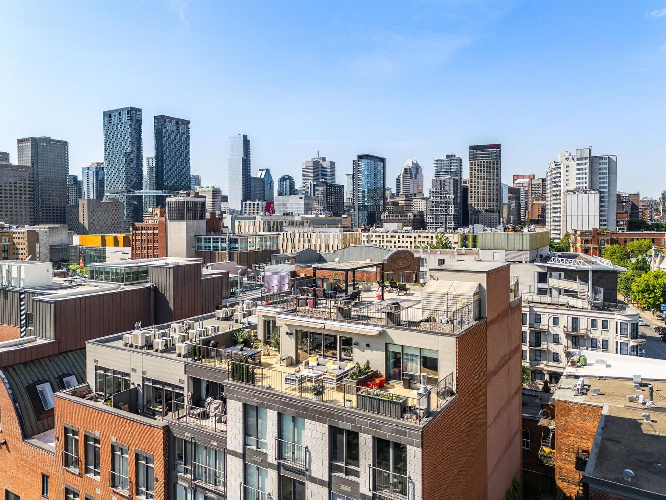 Photo aérienne - 508-2118 Rue St-Dominique, Montréal (Ville-Marie), QC - Outdoor With View