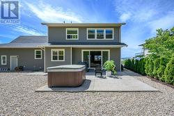 Back of house, 2 gas lines included, one for BBQ and 1 for fire table -