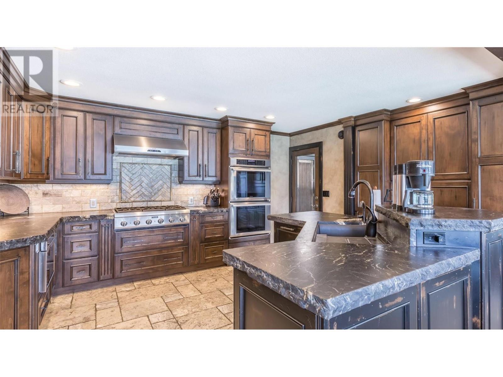 15010 & 15020 Tamarack Drive, Coldstream, BC - Indoor Photo Showing Kitchen With Upgraded Kitchen