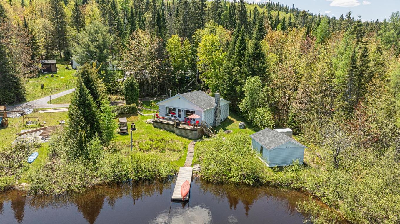Vue d'ensemble - 64 Ch. Du Lac-Brunet, Sainte-Agathe-Des-Monts, QC - Outdoor With Body Of Water With View