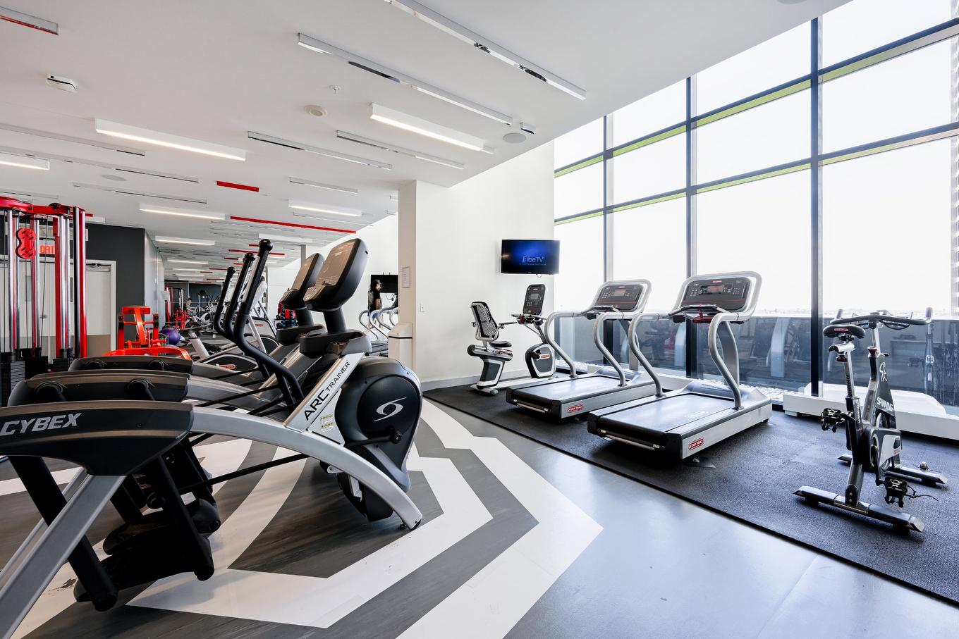 Salle d'exercice - 4416-1288 Av. Des Canadiens-De-Montréal, Montréal (Ville-Marie), QC - Indoor Photo Showing Gym Room