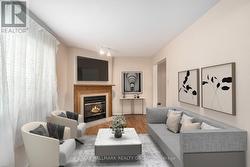 Siting Room with fireplace -