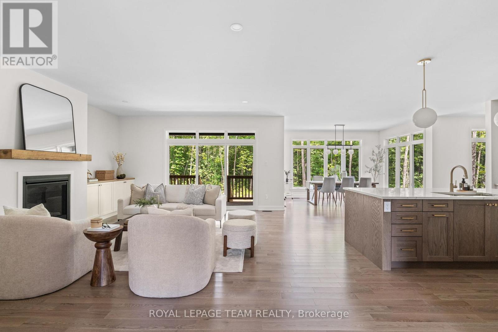 Similar model image; builder variations possible. - 47 Hogan Drive, Mcnab/Braeside, ON - Indoor Photo Showing Living Room With Fireplace