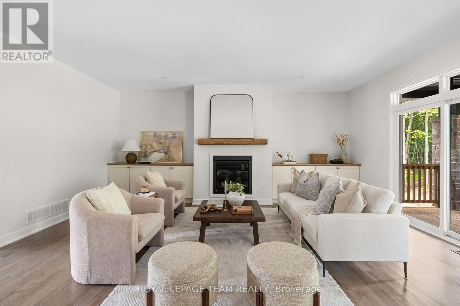 Similar model image; builder variations possible. - 47 Hogan Drive, Mcnab/Braeside, ON - Indoor Photo Showing Living Room With Fireplace