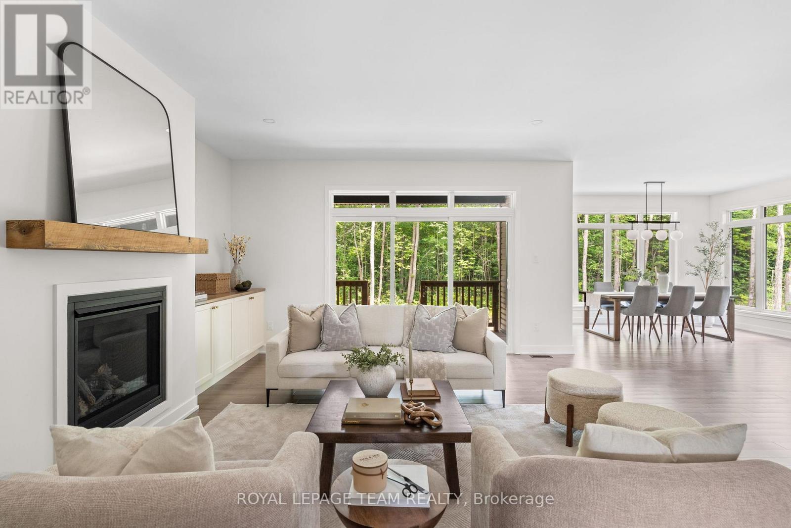 Similar model image; builder variations possible. - 47 Hogan Drive, Mcnab/Braeside, ON - Indoor Photo Showing Living Room With Fireplace