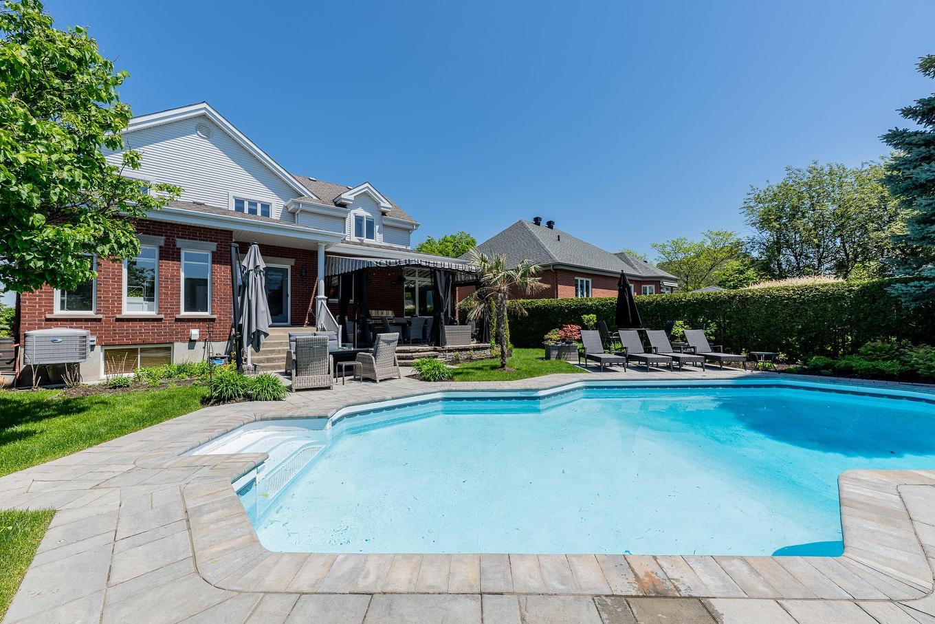 Cour - 1006 Rue Arthur-Dumouchel, Boucherville, QC - Outdoor With In Ground Pool