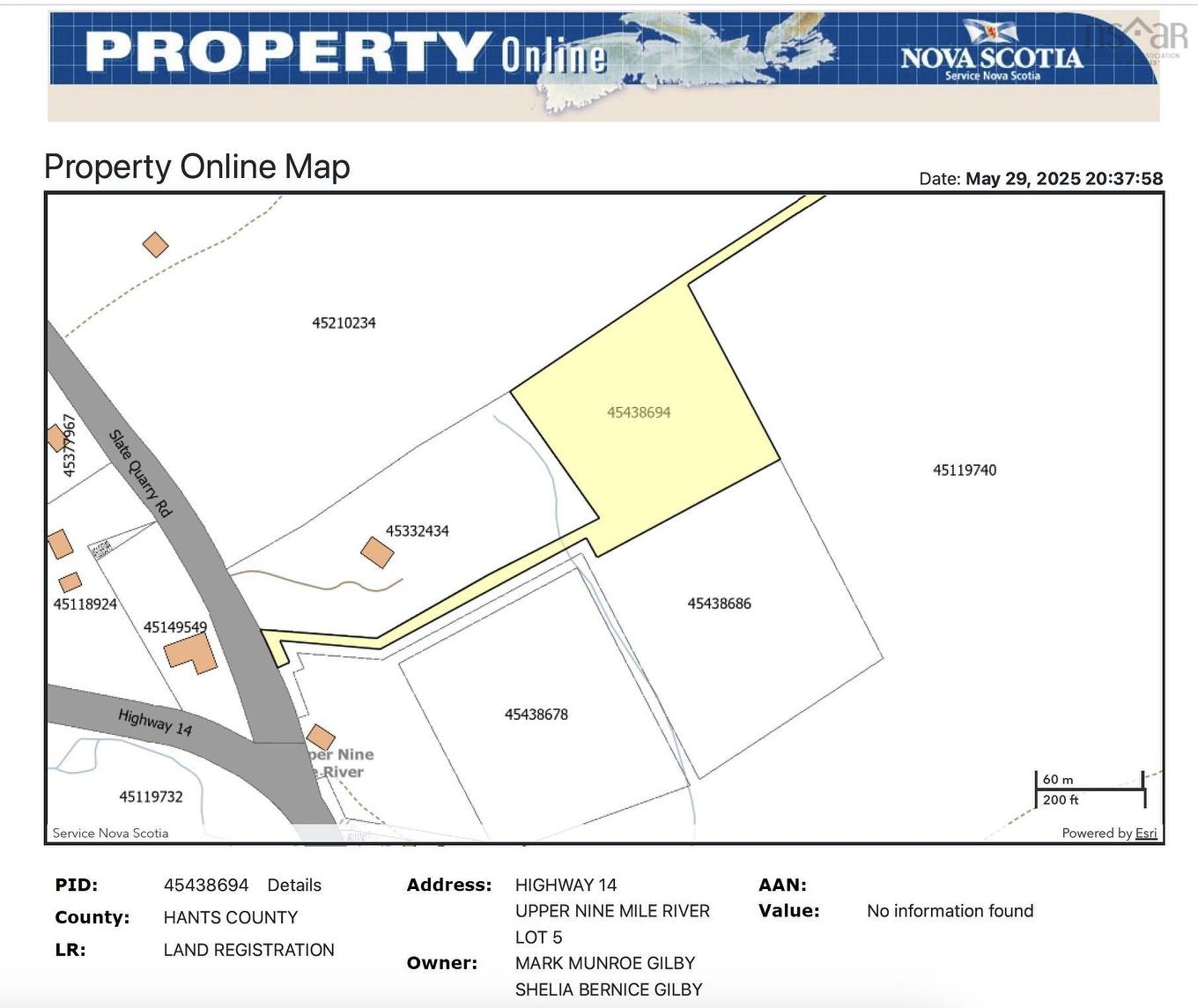 Lot 5 Highway 14, Upper Nine Mile River, NS