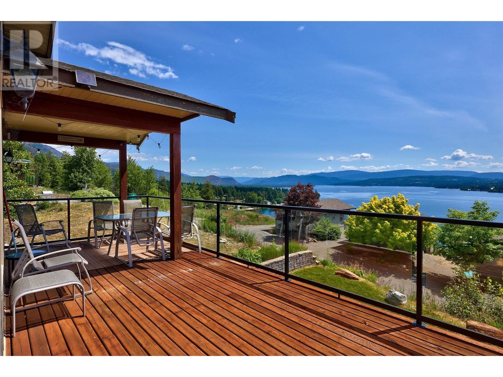 2633 Squilax Anglemont Road Unit# 198, Lee Creek, BC - Outdoor With Body Of Water With Deck Patio Veranda With View With Exterior