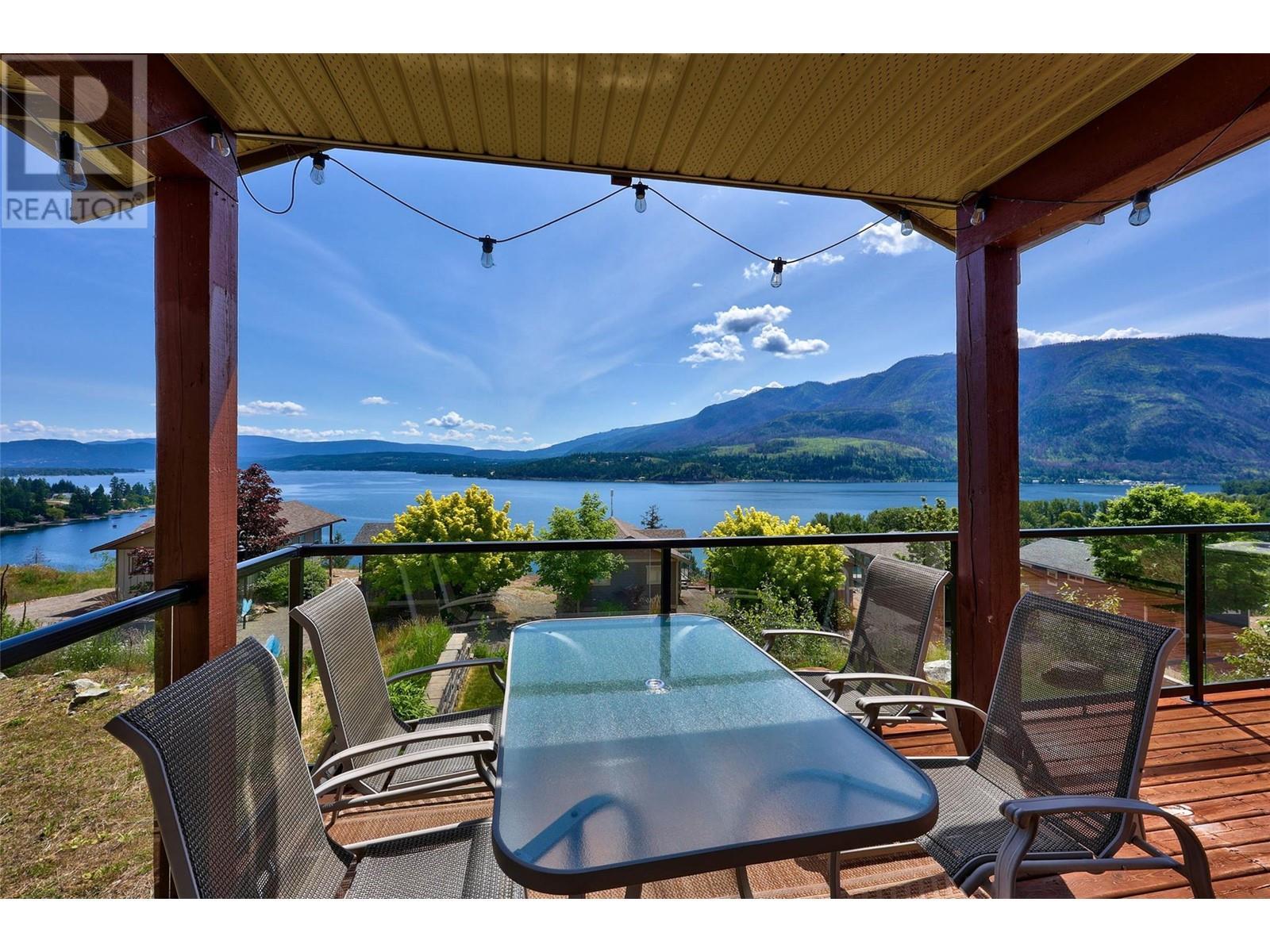 2633 Squilax Anglemont Road Unit# 198, Lee Creek, BC - Outdoor With Body Of Water With Deck Patio Veranda With View With Exterior