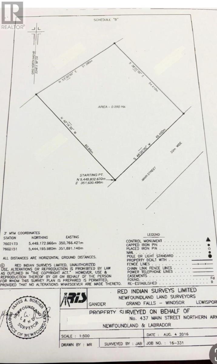 437 Main Street, Northern Arm, NL