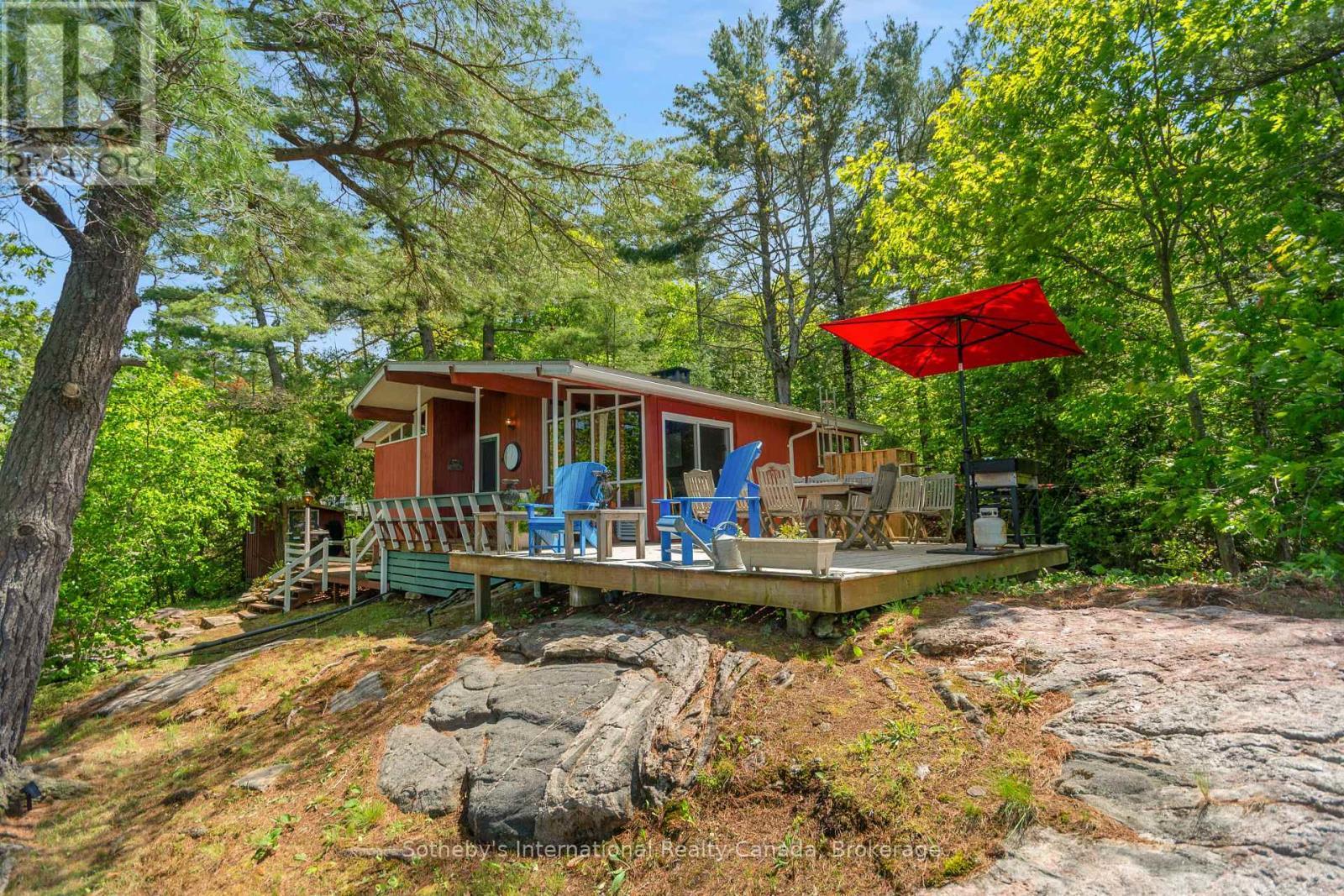5096 Island 865, Georgian Bay (Baxter), ON - Outdoor With Deck Patio Veranda