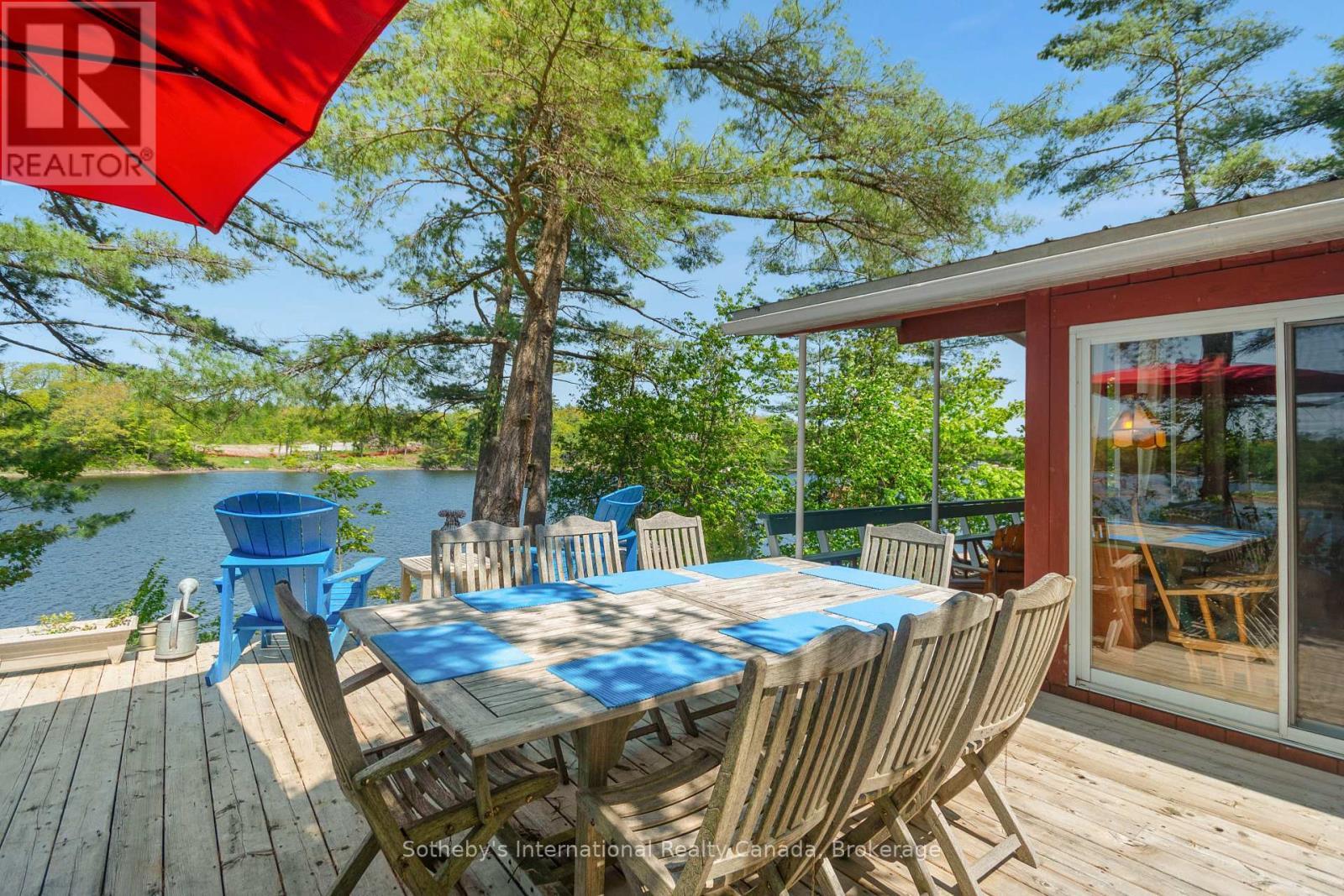 5096 Island 865, Georgian Bay (Baxter), ON - Outdoor With Body Of Water With Deck Patio Veranda