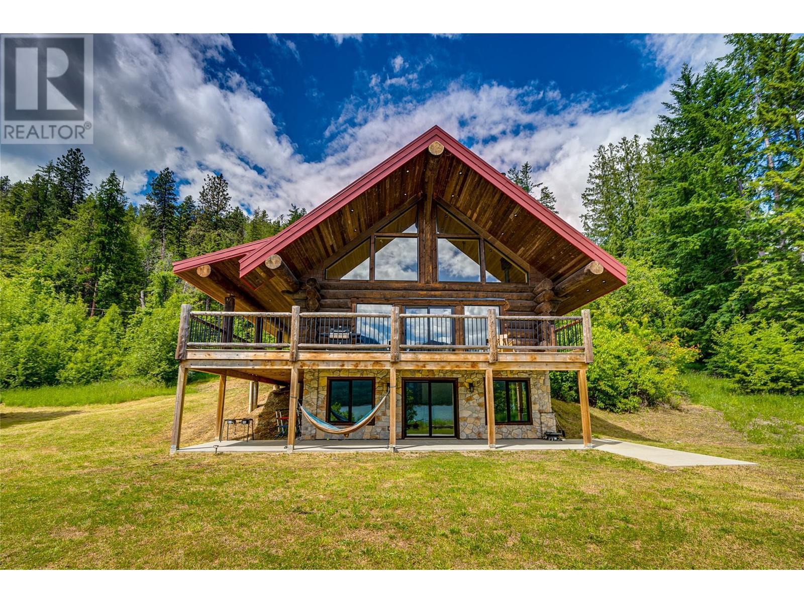682 Lower Inonoaklin Road, Edgewood, BC - Outdoor With Balcony