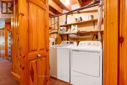 Lower level laundry station -