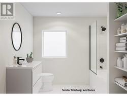 Photo of expected finishing style. Digitally altered photo -