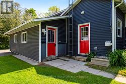 Back door to garage and door to laundry room -