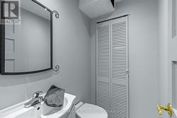 Newer 2pc bathroom in lower level. -