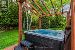 Enjoy relaxing overlooking the private green space -