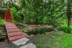 Stunning grounds with greenery & stone. -