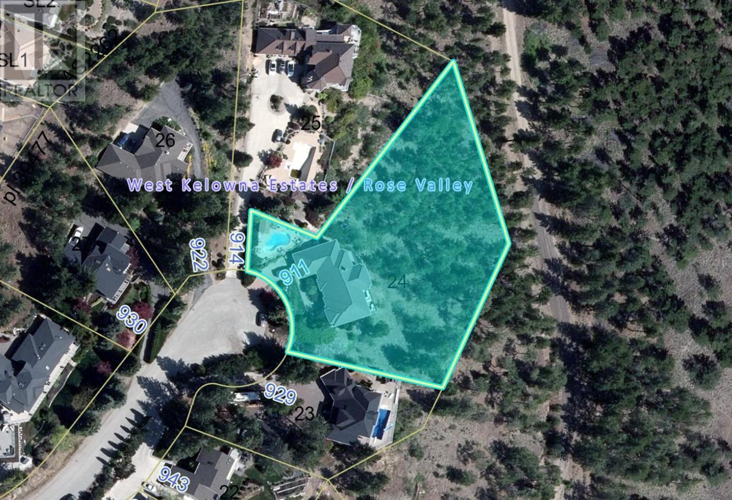 Private end of cul-de-sac location - 911 Guest Road, West Kelowna, BC