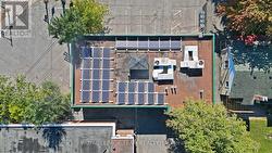 Roof featuring solar panels -