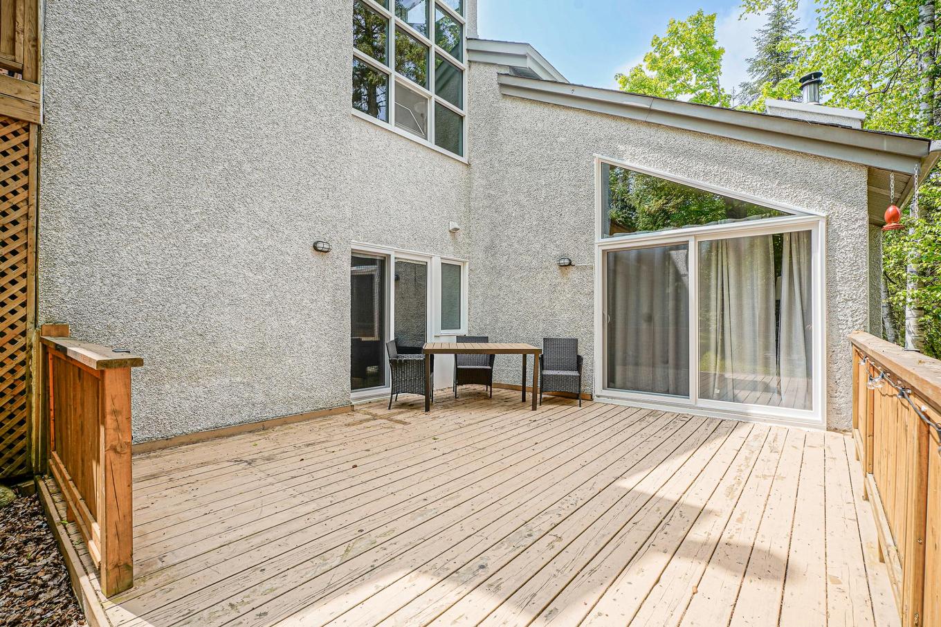 Patio - 602A Ch. Du Mont-Loup-Garou, Sainte-Adèle, QC - Outdoor With Deck Patio Veranda With Exterior