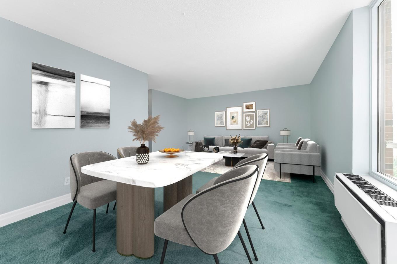 Salon - 1408-285 Rue Laurier, Gatineau (Hull), QC - Indoor Photo Showing Dining Room