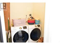 Laundry right off entrance -