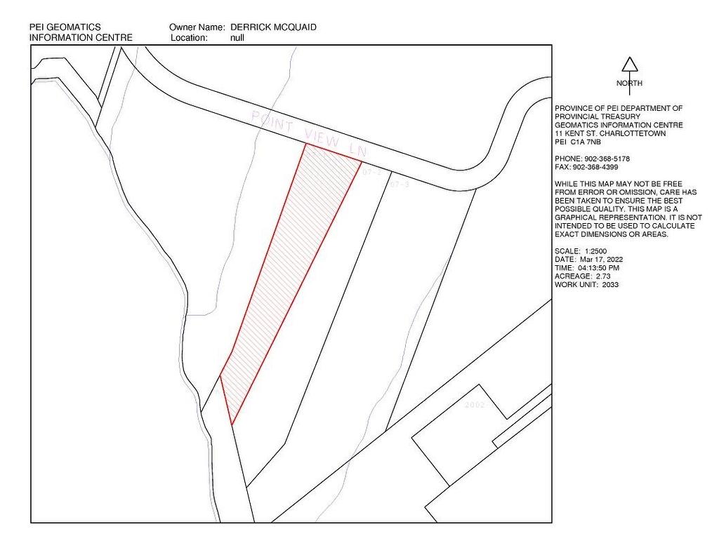Lot 07-1 Point View Lane, Earnscliffe, PE