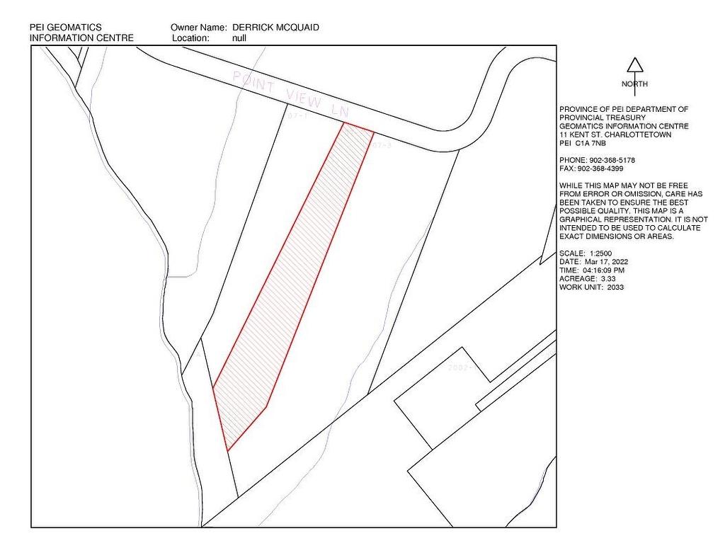 Lot 07-2 Point View Lane, Earnscliffe, PE