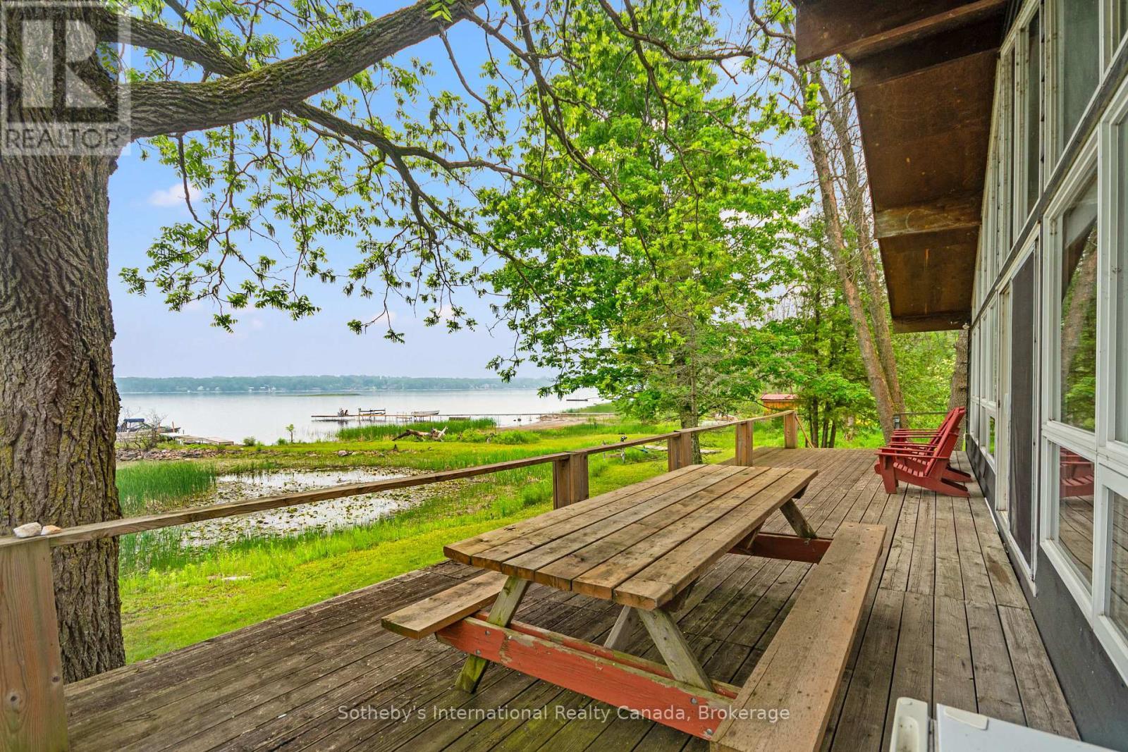 10 & 11 Methodist Island, Tay (Port Mcnicoll), ON - Outdoor With Body Of Water With Deck Patio Veranda