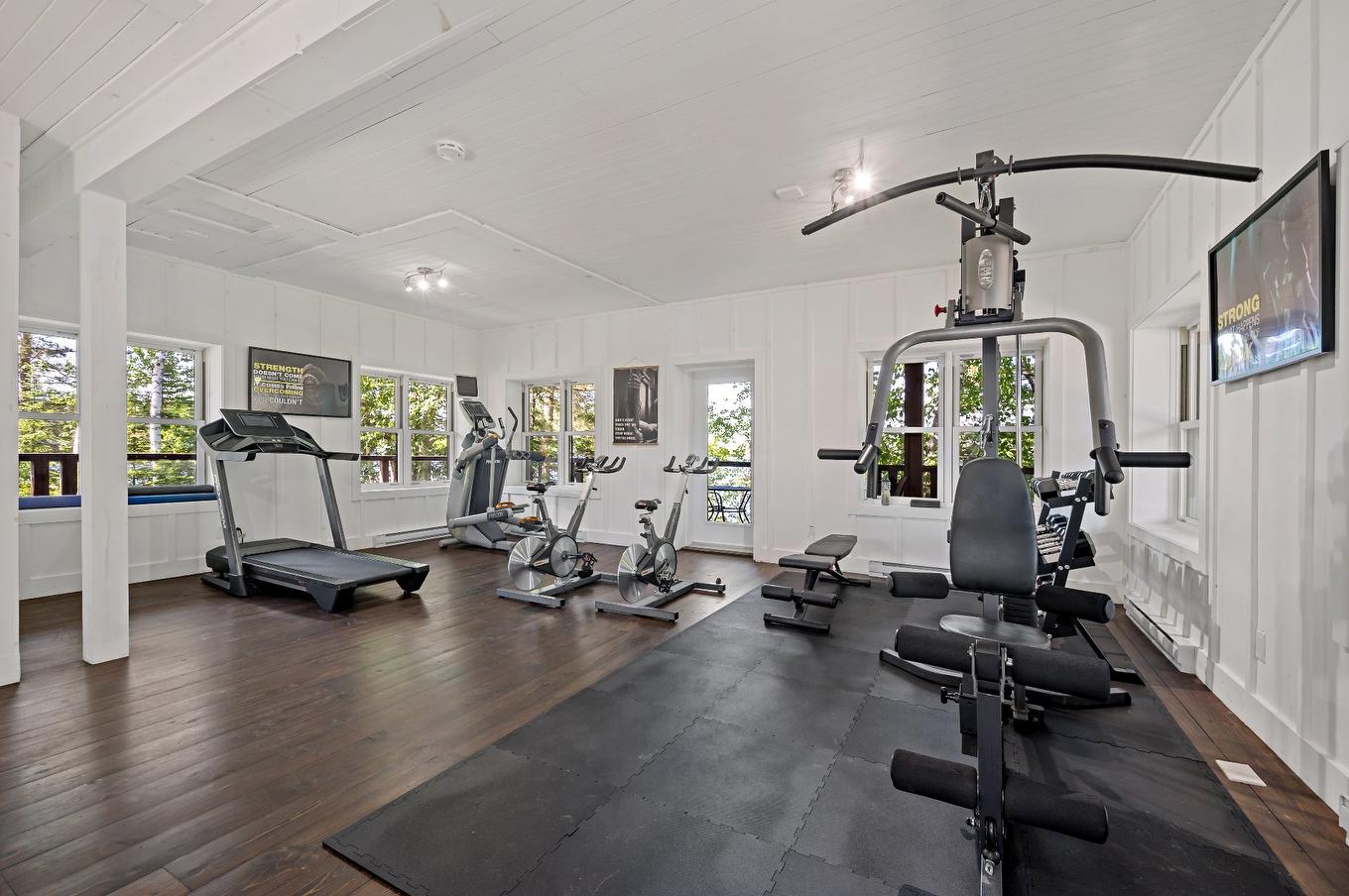 Other - 13-93Z Ch. De La Trinité, Lac-Supérieur, QC - Indoor Photo Showing Gym Room