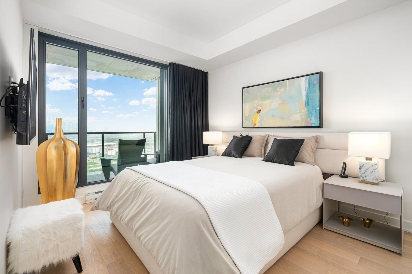 Chambre à coucher principale - 2106-101 Rue De La Rotonde, Montréal (Verdun/Île-Des-Soeurs), QC - Indoor Photo Showing Bedroom