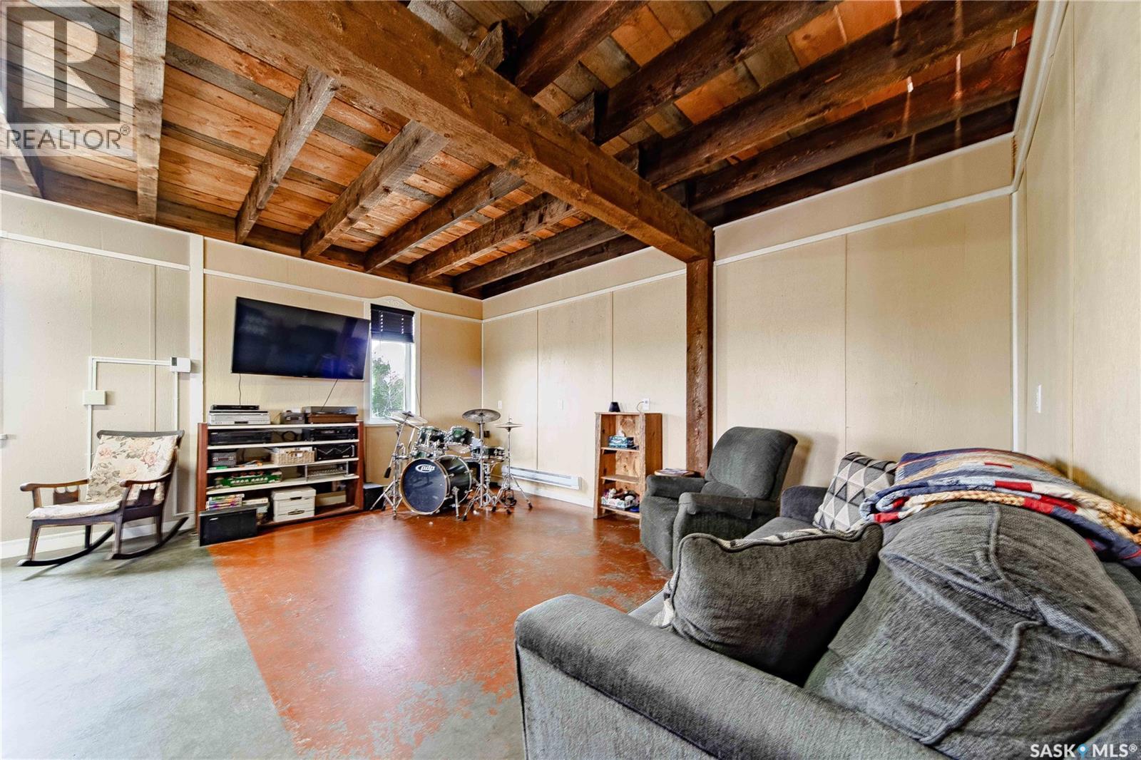 Lajoie Acreage Near Borden, Borden, SK - Indoor Photo Showing Living Room