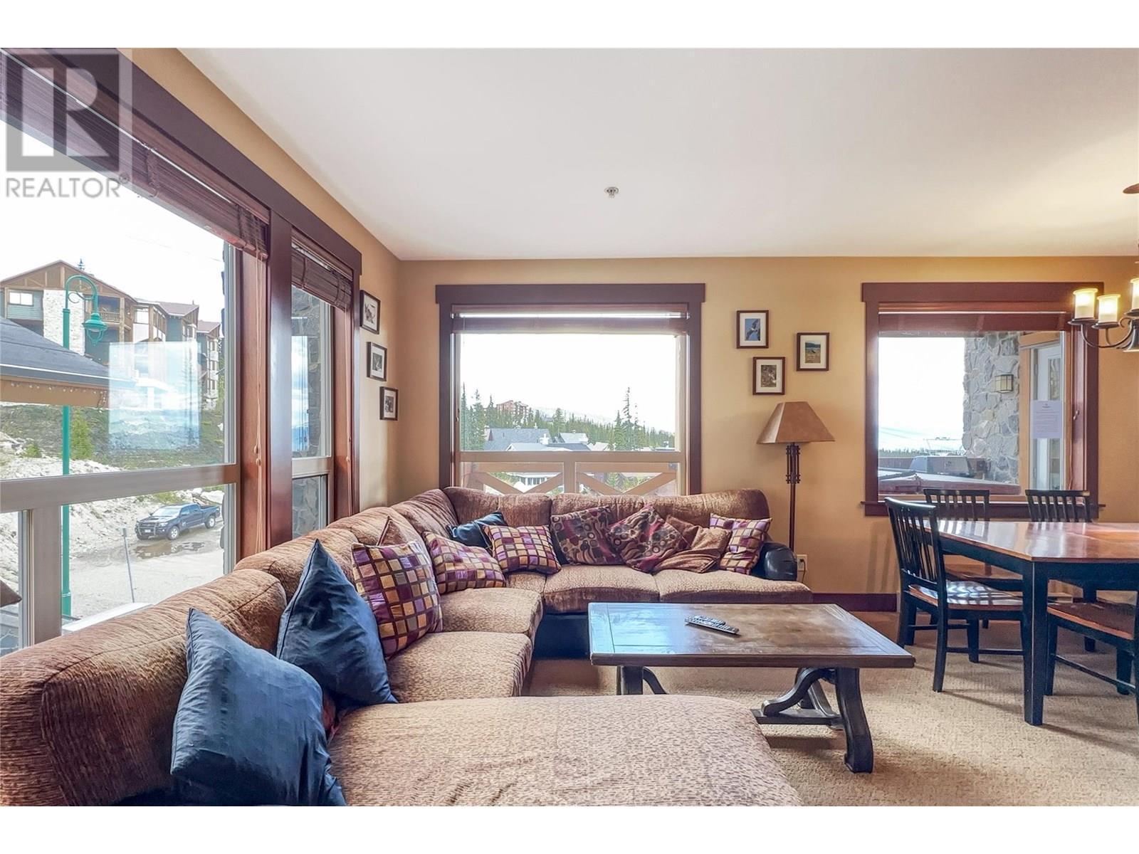 375 Raven Ridge Road Unit# 101C, Big White, BC - Indoor Photo Showing Living Room