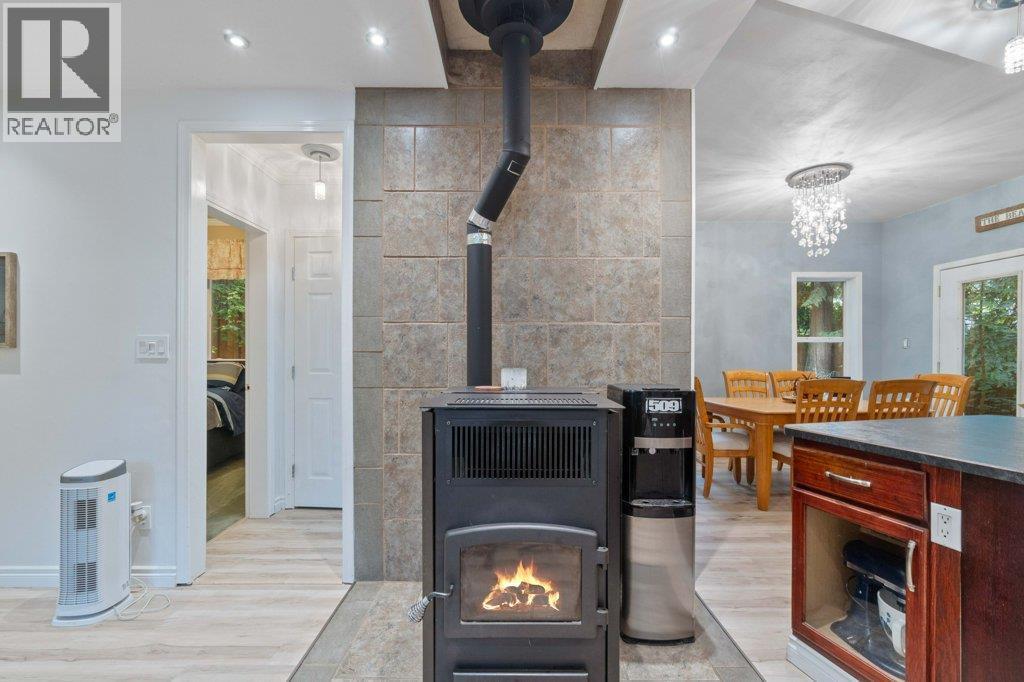 9048 Hummingbird Drive, Swansea Point, BC - Indoor With Fireplace