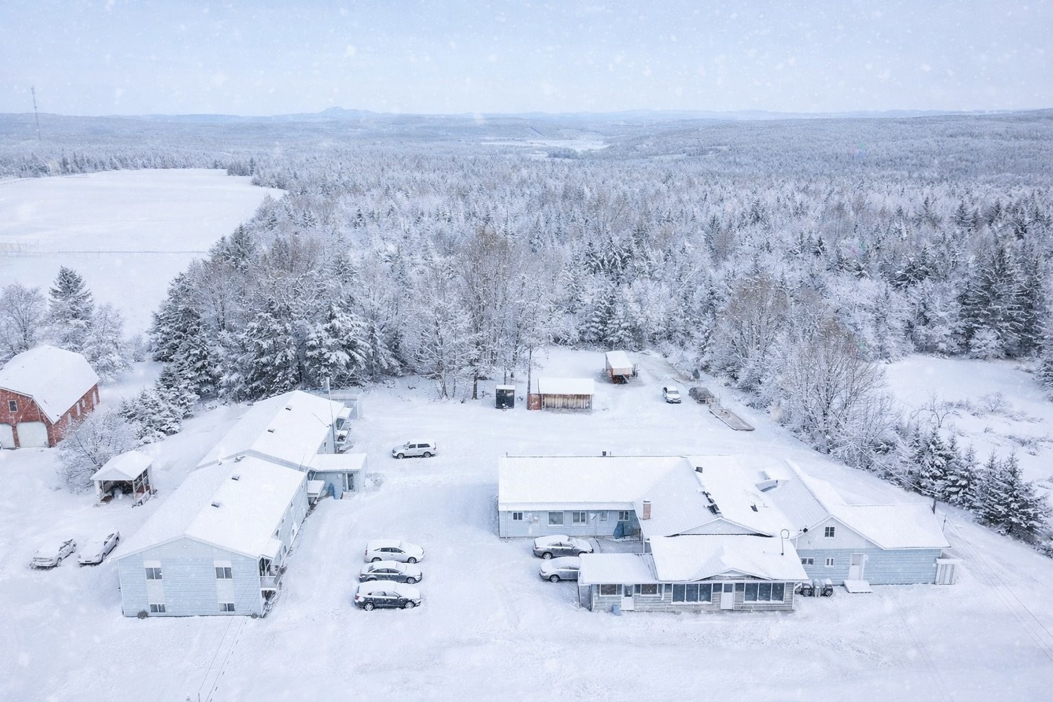Aerial View - 89 Route 108, Lingwick, QC - Outdoor With View