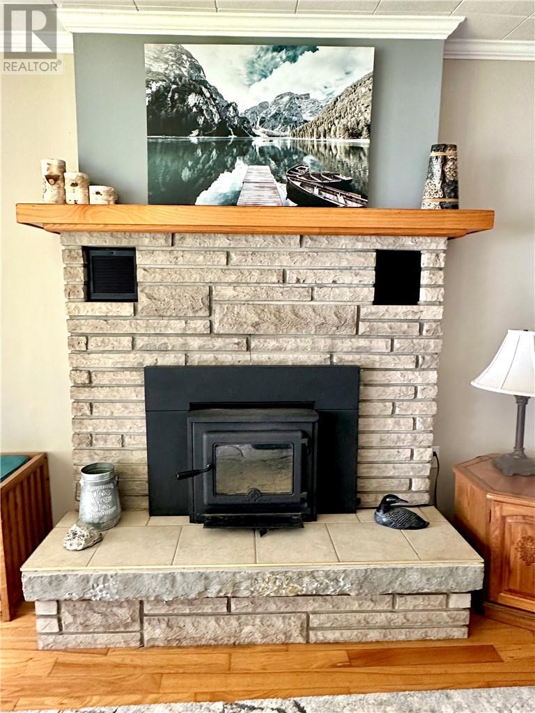 1393 A & B Highway 551, Mindemoya, Manitoulin Island, ON - Indoor With Fireplace