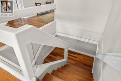 Staircase to lower level -