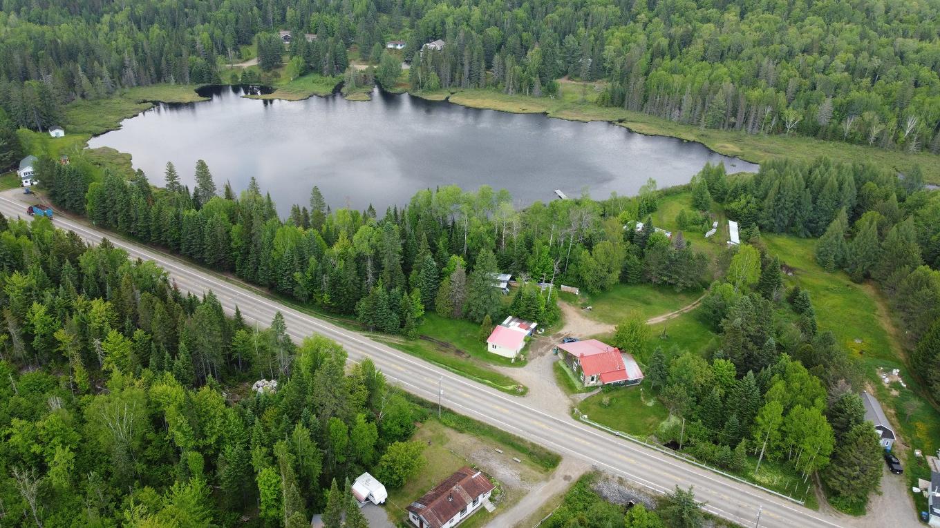 Aerial photo - 4850 Ch. Brassard, Saint-Zénon, QC - Outdoor With Body Of Water With View