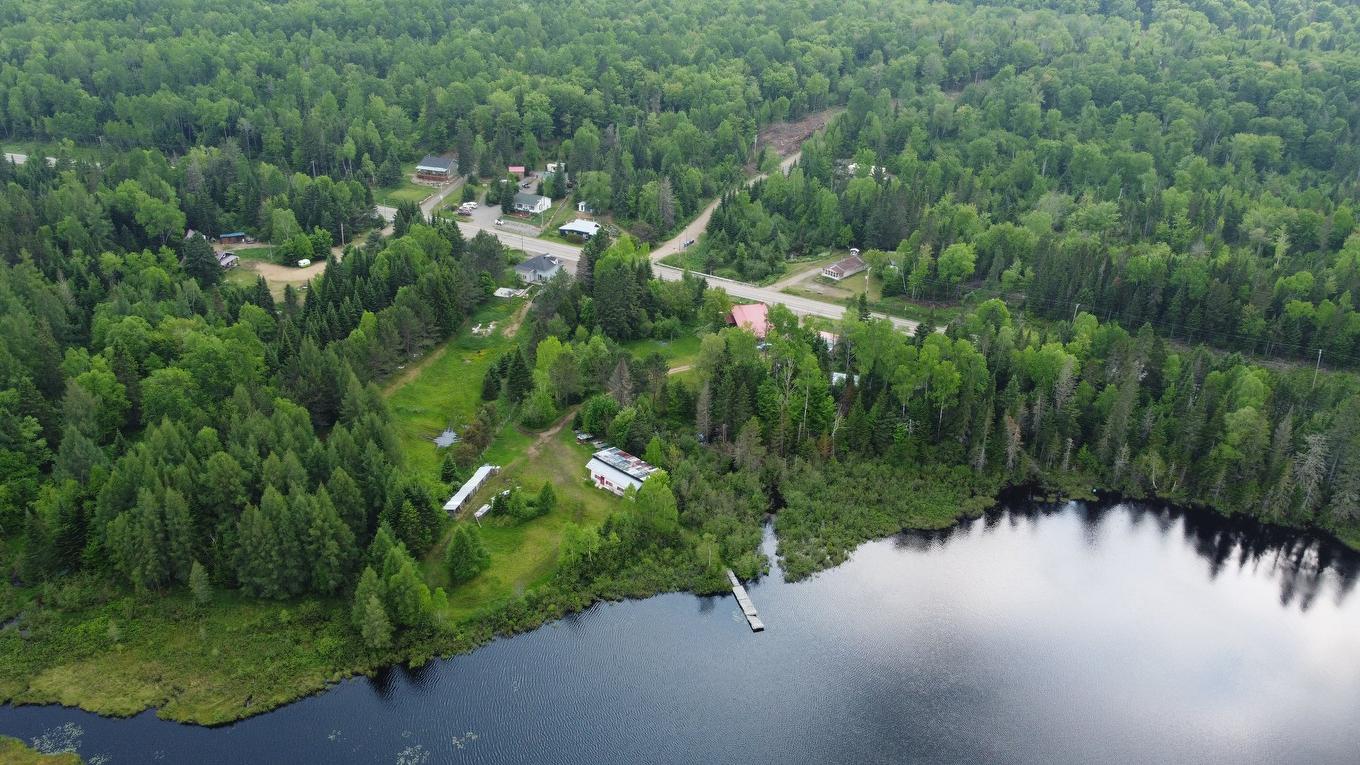 Aerial photo - 4850 Ch. Brassard, Saint-Zénon, QC - Outdoor With Body Of Water With View